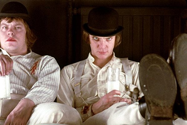 La naranja mecánica : Foto Malcolm McDowell