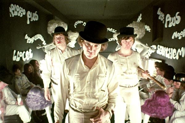La naranja mecánica : Foto Malcolm McDowell