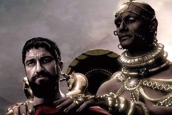 300 : Foto Gerard Butler, Rodrigo Santoro