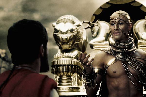 300 : Foto Rodrigo Santoro, Gerard Butler