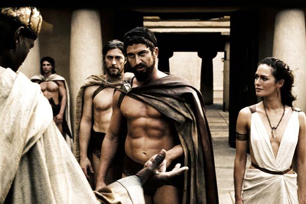 300 : Foto Lena Headey, Gerard Butler, Vincent Regan