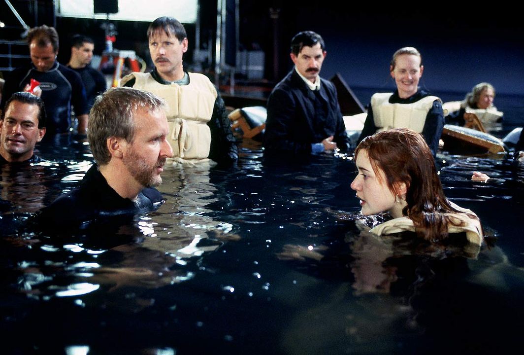 Titanic : Foto Kate Winslet, James Cameron