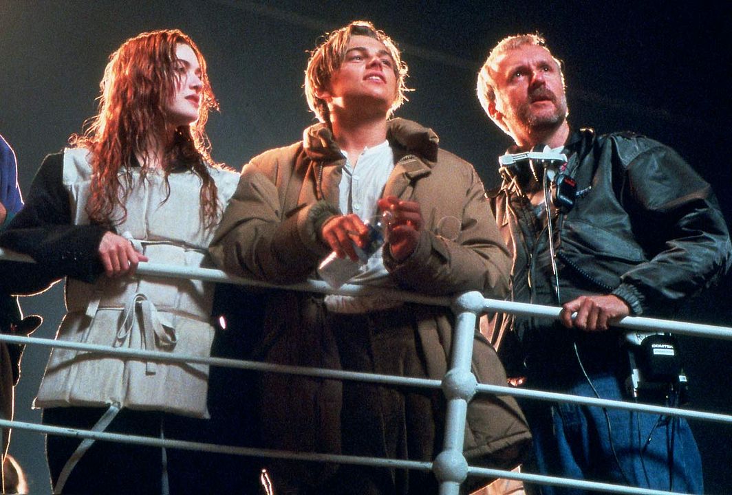 Titanic : Foto Leonardo DiCaprio, James Cameron, Kate Winslet