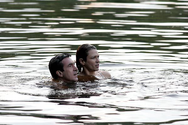 Foto Marie-Josée Croze, Harlan Coben, Guillaume Canet, François Cluzet