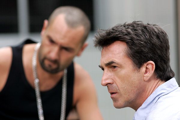 Foto François Cluzet, Harlan Coben, Guillaume Canet, Gilles Lellouche