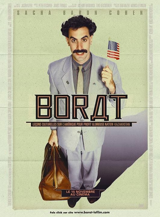 Borat: El segundo mejor reportero del glorioso país Kazajistán viaja a América : Póster Larry Charles