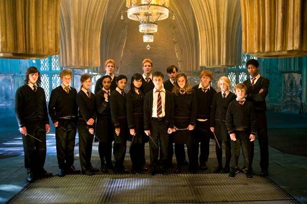 Harry Potter y la Orden del Fénix : Foto Bonnie Wright, Daniel Radcliffe, Emma Watson, Rupert Grint, Matthew Lewis, James Phelps