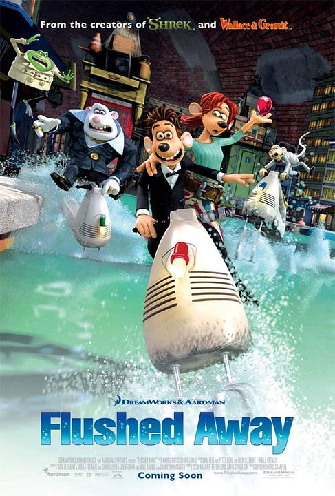 Lo que el agua se llevó : Póster Sam Fell, David Bowers