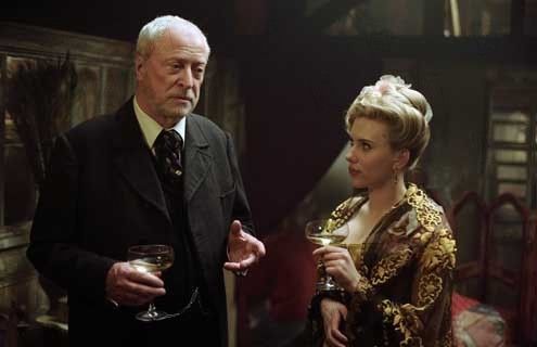 El gran truco : Foto Christopher Nolan, Michael Caine, Scarlett Johansson