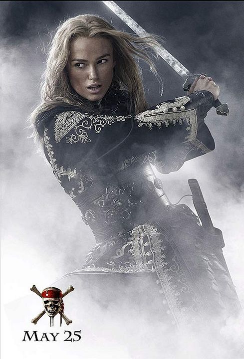 Piratas del Caribe: En el fin del mundo : Póster Keira Knightley