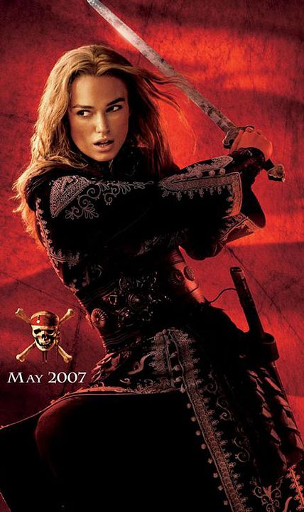 Piratas del Caribe: En el fin del mundo : Póster Keira Knightley