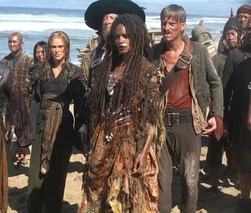 Piratas del Caribe: En el fin del mundo : Foto Naomie Harris, Geoffrey Rush, Gore Verbinski