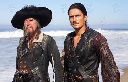 Piratas del Caribe: En el fin del mundo : Foto Geoffrey Rush, Orlando Bloom, Gore Verbinski