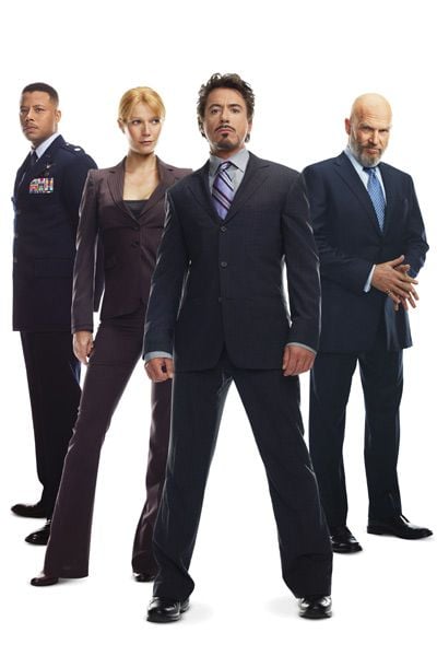 Iron Man : Foto Gwyneth Paltrow, Terrence Howard, Jeff Bridges, Robert Downey Jr.