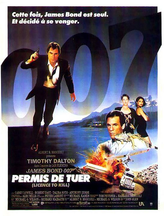 007 Licencia para matar : Póster Timothy Dalton