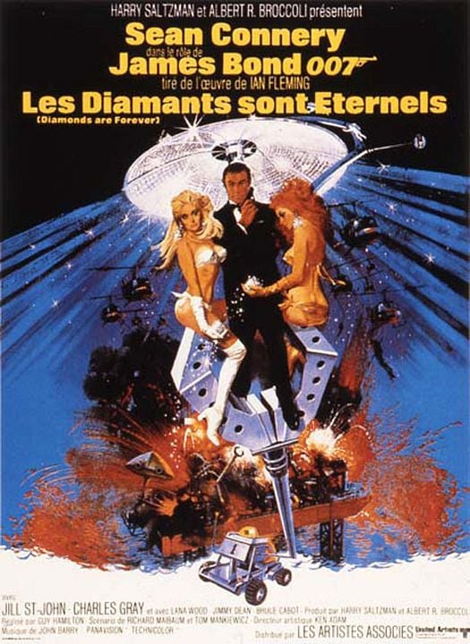 007: Los diamantes son eternos : Póster
