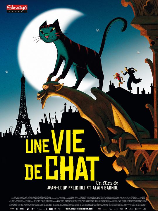 Un gato en París : Póster