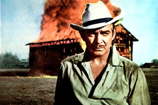 Foto Raoul Walsh, Clark Gable