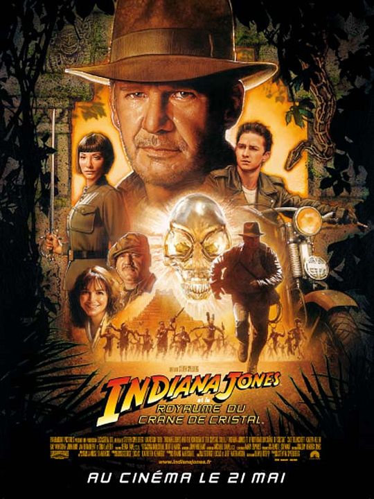 Indiana Jones y el Reino de la Calavera de Cristal : Póster