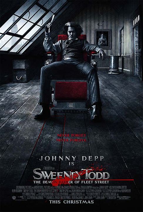 Sweeney Todd: El barbero demoníaco de la calle Fleet : Póster