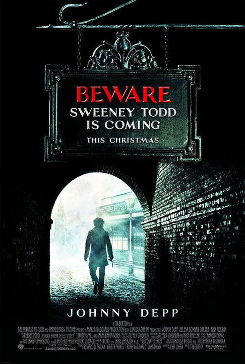 Sweeney Todd: El barbero demoníaco de la calle Fleet : Póster