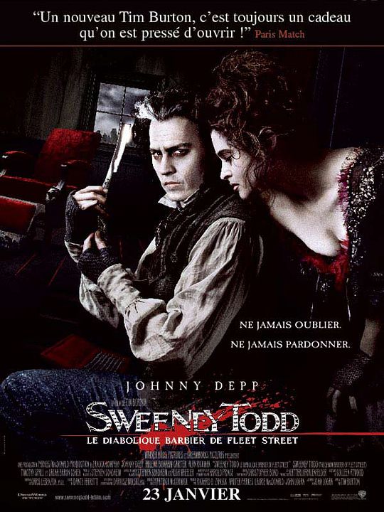 Sweeney Todd: El barbero demoníaco de la calle Fleet : Póster