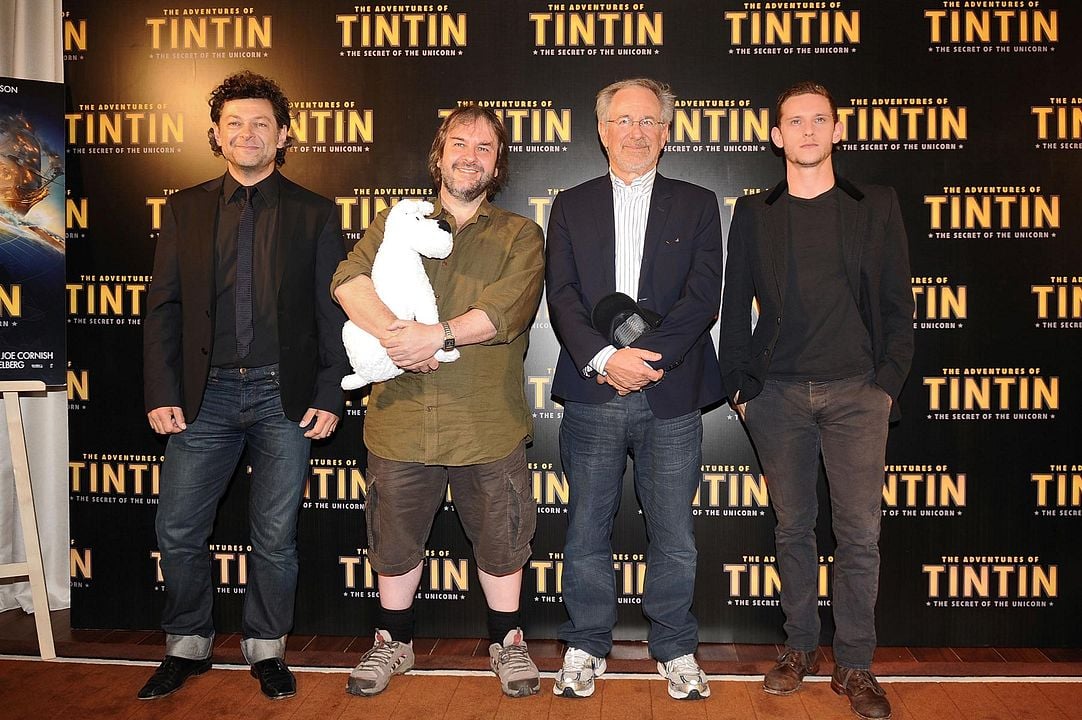 Las aventuras de Tintín - El secreto del Unicornio : Cobertura de revista Steven Spielberg, Peter Jackson, Andy Serkis, Jamie Bell