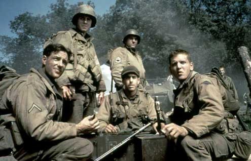 Salvando al soldado Ryan : Foto Tom Sizemore, Edward Burns, Barry Pepper, Giovanni Ribisi, Steven Spielberg