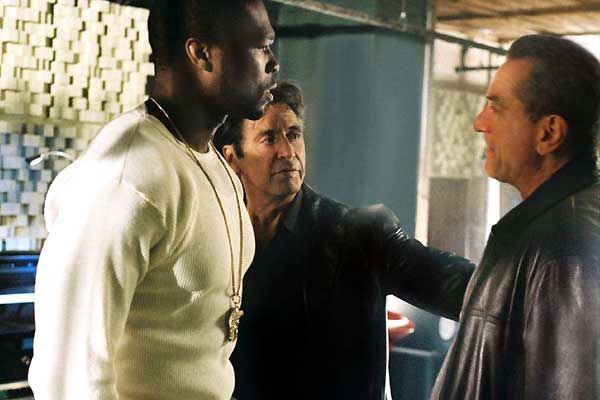 Frente a frente : Foto Robert De Niro, Al Pacino, 50 Cent
