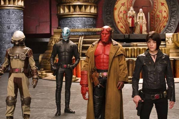 Hellboy II. El ejército dorado : Foto Ron Perlman, Selma Blair, Doug Jones