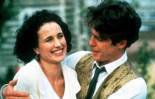 Cuatro bodas y un funeral : Foto Mike Newell, Hugh Grant, Andie MacDowell