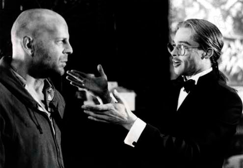 12 monos : Foto Bruce Willis, Brad Pitt, Terry Gilliam