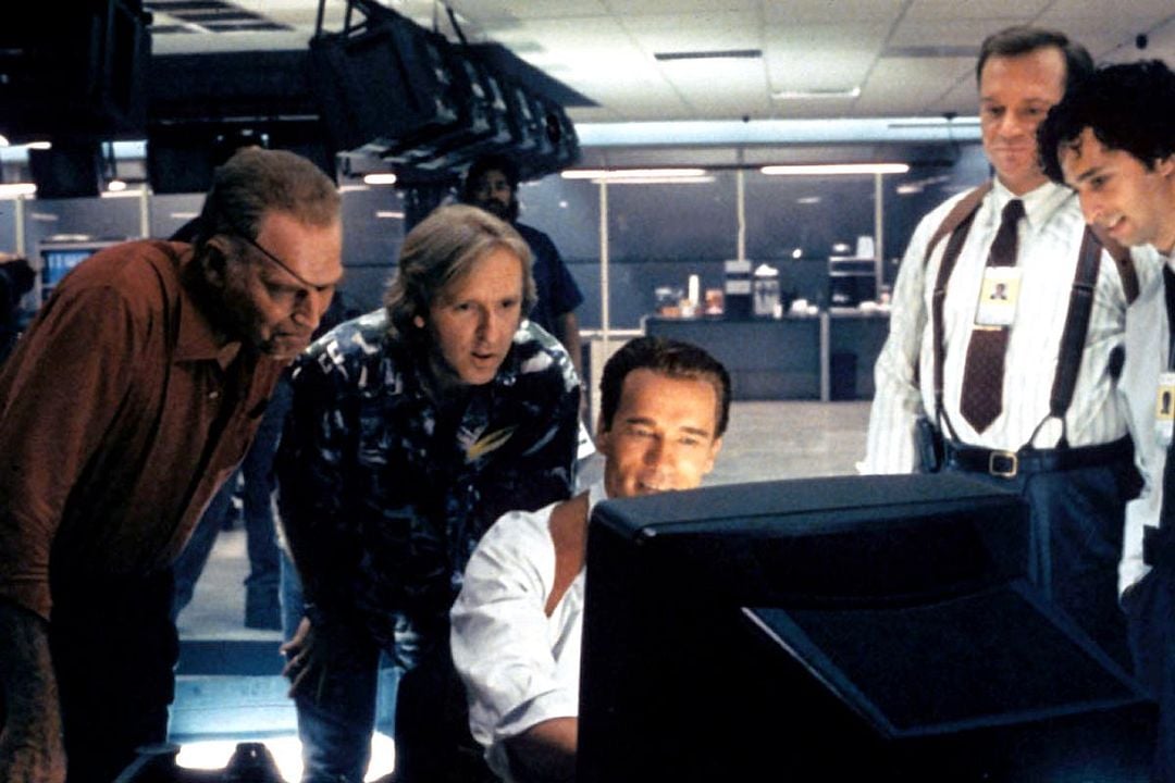 Mentiras arriesgadas : Foto James Cameron, Arnold Schwarzenegger