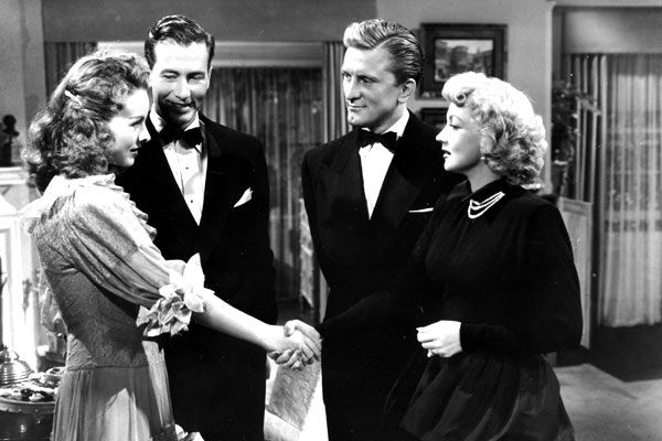 Foto Kirk Douglas, Joseph L. Mankiewicz