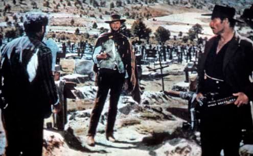 El bueno, el feo y el malo : Foto Eli Wallach, Lee Van Cleef, Clint Eastwood, Sergio Leone