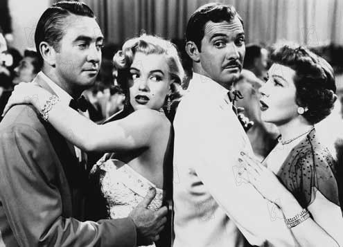 Foto Claudette Colbert, Marilyn Monroe