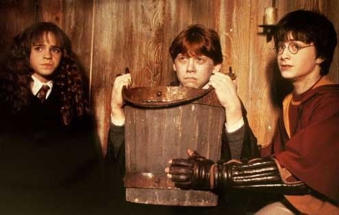 Harry Potter y la cámara secreta : Foto Chris Columbus, Daniel Radcliffe, Emma Watson, Rupert Grint