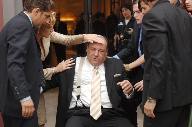 Foto James Gandolfini, Edie Falco, Michael Imperioli