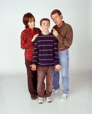 Foto Jane Kaczmarek, Frankie Muniz, Bryan Cranston