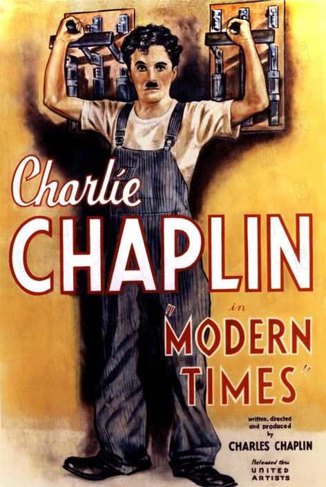 Tiempos modernos : Foto Charles Chaplin