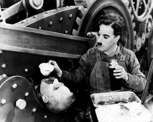 Tiempos modernos : Foto Charles Chaplin