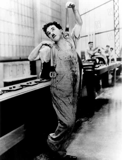Tiempos modernos : Foto Charles Chaplin