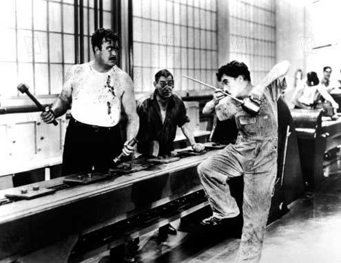 Tiempos modernos : Foto Charles Chaplin