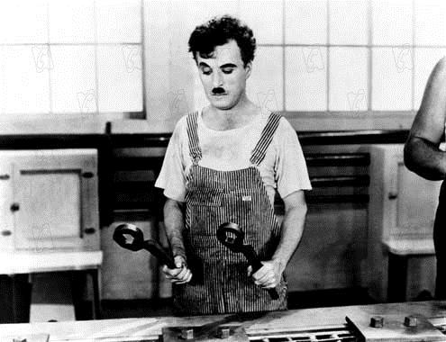 Tiempos modernos : Foto Charles Chaplin