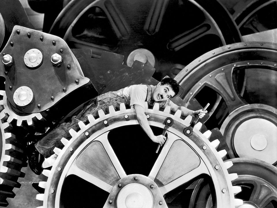 Tiempos modernos : Foto Charles Chaplin