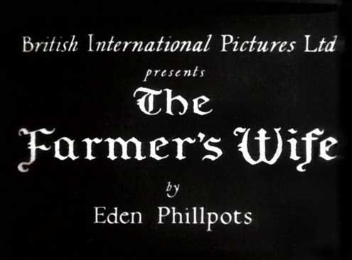 The farmer's wife : Foto Alfred Hitchcock