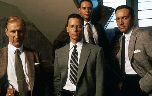 Foto Kevin Spacey, Curtis Hanson, Guy Pearce, Russell Crowe, James Cromwell