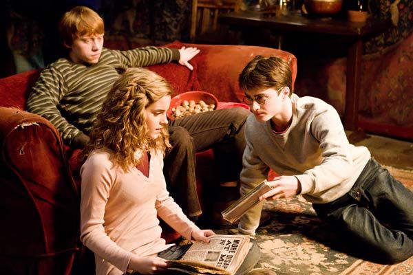 Harry Potter y el misterio del príncipe : Foto Daniel Radcliffe, Emma Watson, Rupert Grint