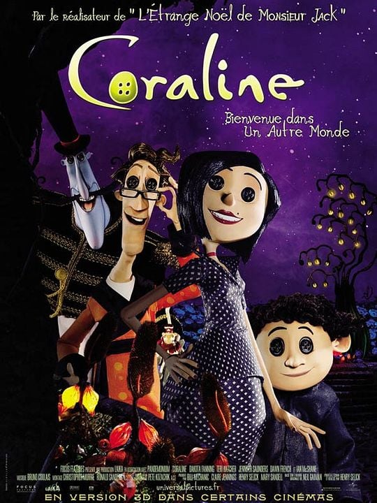 Coraline y la puerta secreta : Póster Henry Selick