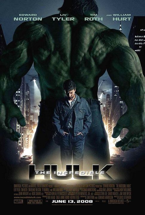 El increíble Hulk : Póster Edward Norton